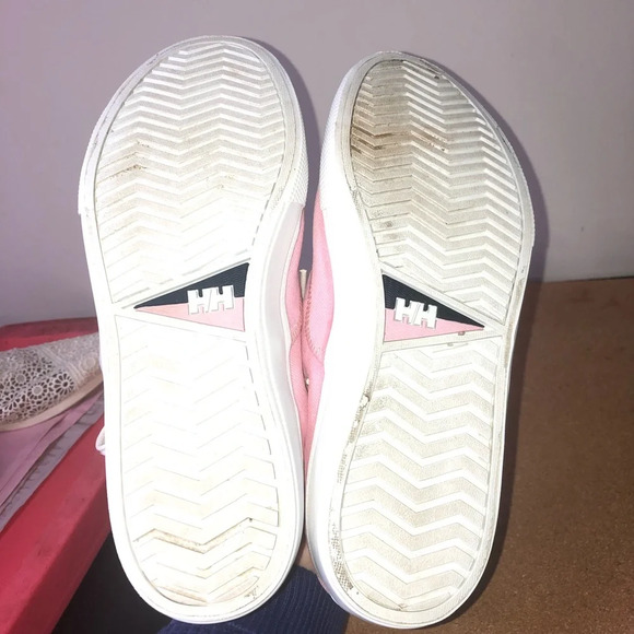 Helly Hanson 596 Women’s Sneaker Running Shoes Pink 7 Lace Up Canvas Rubber Sole - Picture 9 of 9